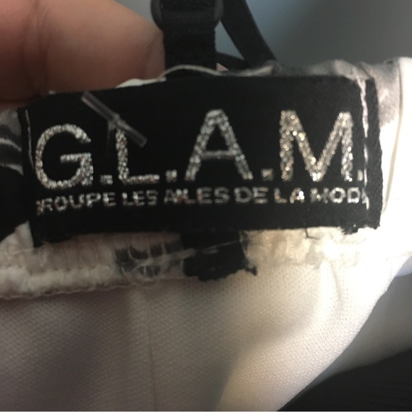 Black and white layered cocktail dress - Picture 5 of 7